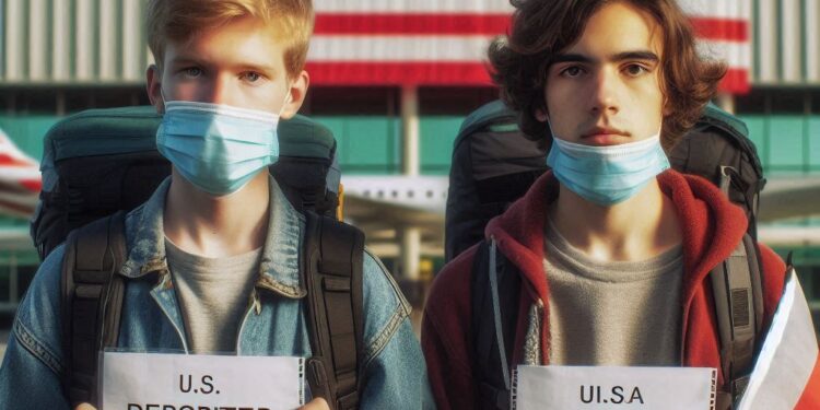 German tourists deported